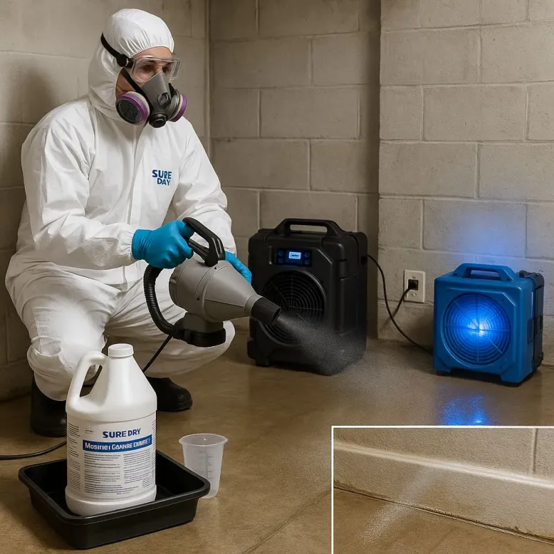 Sanitization and Odor Removal process in Hammond, WI